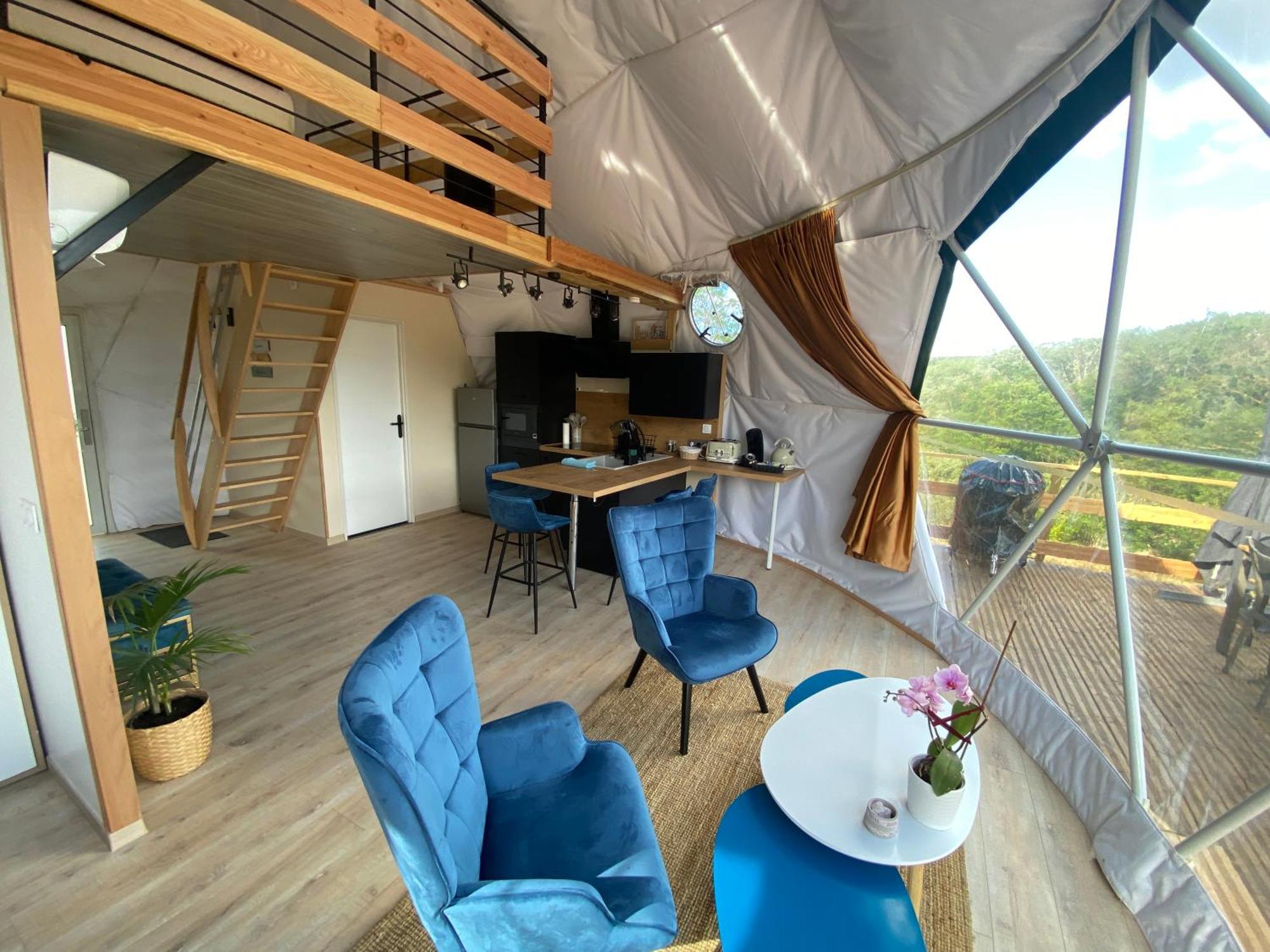 Bulle De L'Escale Coconing Avec Jacuzzi Privatif Villa Durban-Corbieres Dış mekan fotoğraf